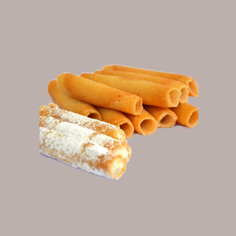 Sigaretta Arrotolata Cialda al Burro per Gelato 85mm 220 pezzi [0e4a19e8]