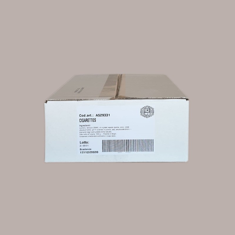 Sigaretta Arrotolata Cialda al Burro per Gelato 85mm 220 pezzi [d4ed9f83]
