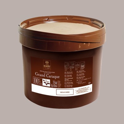 Massa di Cacao Pura 100% in Pistoles Grand Caraque Barry 3 Kg [3adfad85]