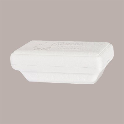 Vaschetta per Gelato 350g in Polistirolo 100% Riciclato Bianco ReMaxigel 60 pezzi [e1df975f]