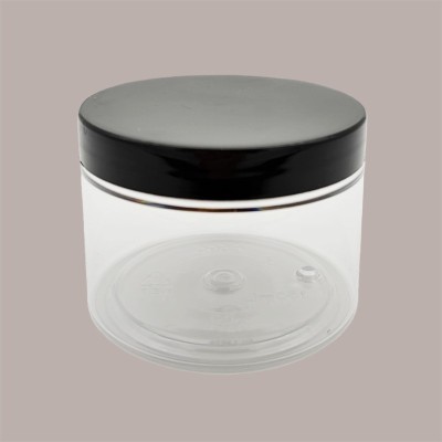Vaso Barattolo Pet Trasparente 150 Ml con Coperchio Nero Lucido Ideale per Gelato 20 pezzi [78b871b9]