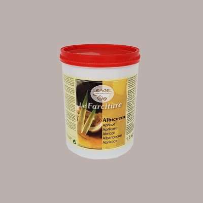 Pasta Farcitura al Gusto Albicocca ideale per Pasticceria Dolci Leagel 1,5 Kg [94144c95]