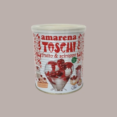 Amarena Ciliegia allo Sciroppo Salsa Precandita Lattina Toschi 1 Kg [a6353715]