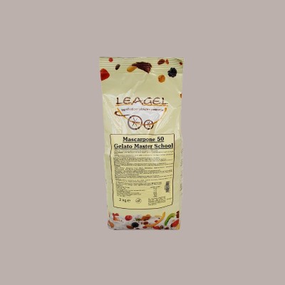Mascarpone 50 GMS Preparato in Polvere a Basso Dosaggio Ideale per Gelato Dolci Leagel 2 Kg [ba875512]
