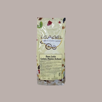Base per Gelato Gusto Latte Gelato Master School GMS Preparato in Polvere Lavorazione a caldo Leagel 2 kg [54c2c152]