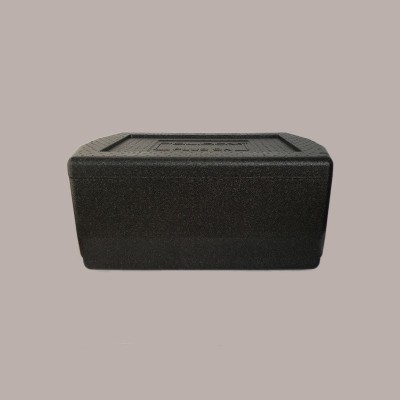 Cassa Termica in Poliuretano Asporto Alimenti Freschi o Surgelati GN8 PLP Nera 53,5x33H23cm [2a57da89]
