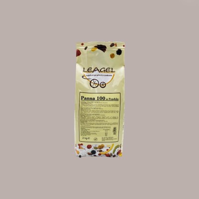 Base per Gelato Latte Panna 100 Preparato in Polvere Lavorazione Caldo/Freddo Leagel 2 Kg [167025ad]