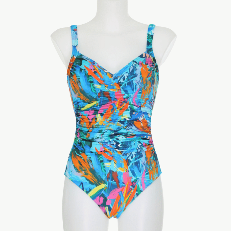 Costume intero azzurro multicolor Sunflair