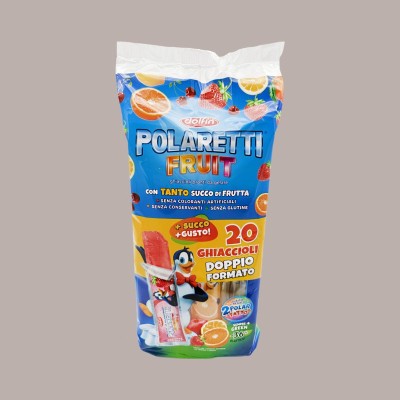 Polaretti Ghiaccioli Pronti da Gelare Fruit confezione Gran Risparmio Dolfin 5x20 Pz (5x840 Ml) [1789c2c6]