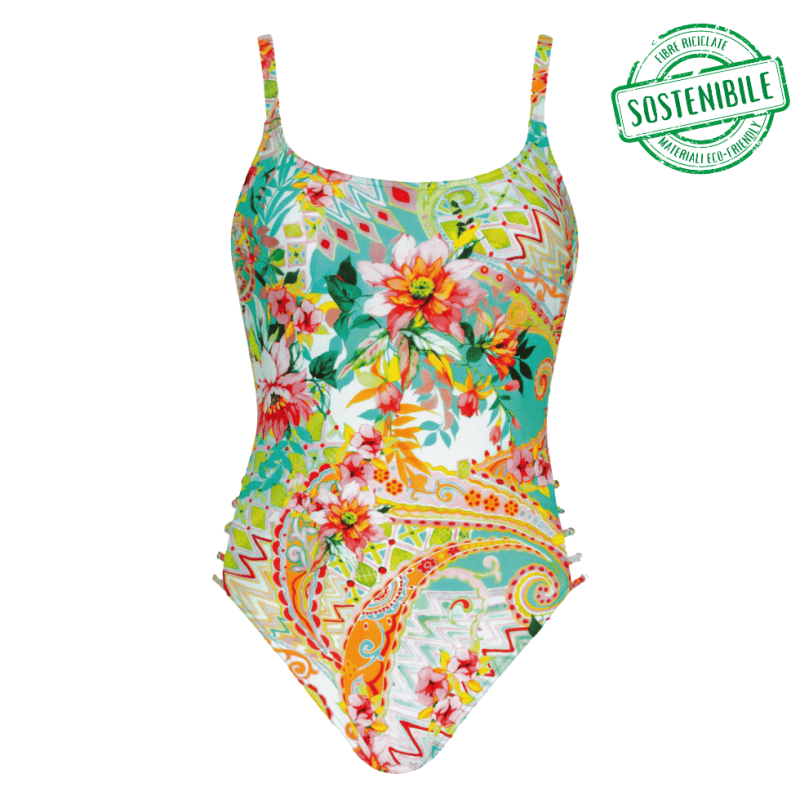 Costume intero floreale multicolor Sunflair