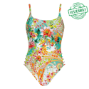 Costume intero floreale multicolor Sunflair
