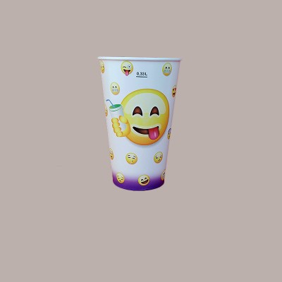 Bicchiere Bibite Fredde in Cartone ideale per Farppè Yogurt Gelato Granita grafica Emoticon Emoji B/42 100 pezzi [1b21802f]
