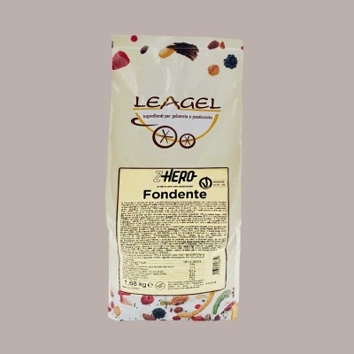 Base per Gelato Fondente ZHero Senza Lattosio Senza Zuccheri Preparato in Polvere Leagel 1,68 Kg [4f5b9483]