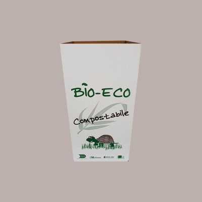 Scatola in Cartone Pressato Porta Rifiuti Organico 35x35 H70cm [0d2d89d7]