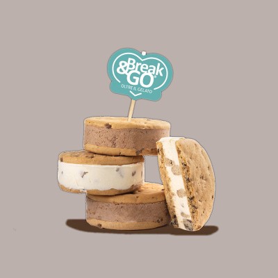 Biscotto Gelato Rotondo con Gocce di Cioccolato Cioccogel Break&Go 280 pezzi [1bea4dbf]