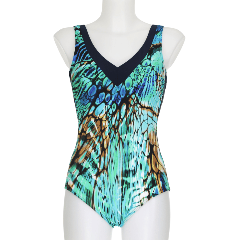 Costume intero turchese blu modellante Sunflair