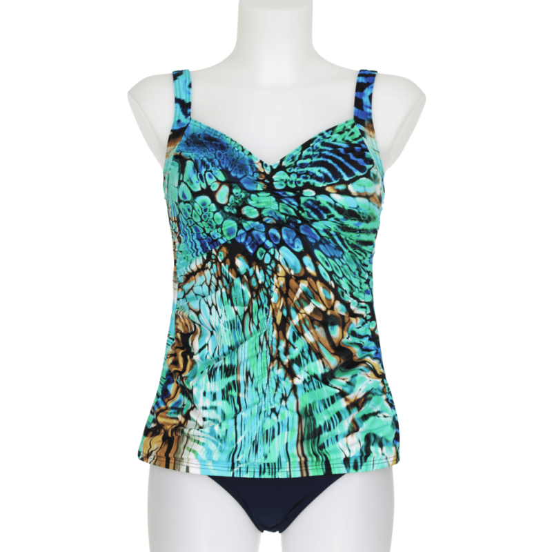 Tankini turchese e blu Sunflair