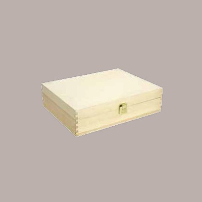 1 Pz Scatola in Legno di Pino Cassetta Stesa porta 3 Bottiglie Olio Vino da 750 Ml  350x290H9,5mm [ecd4b5fd]