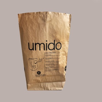 Sacchi Carta per Raccolta Differenziata Umido Organico 60 Lt 40 Pezzi [aaddff02]
