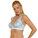 Bralette in pizzo Bianco verde umbria e constance blue Cosabella