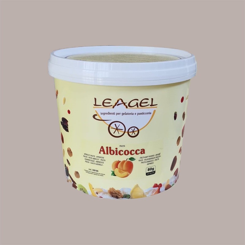 Pasta Concentrata all'Albicocca con Frutta per Gelato Leagel 3,5 kg [0e02a8ae]