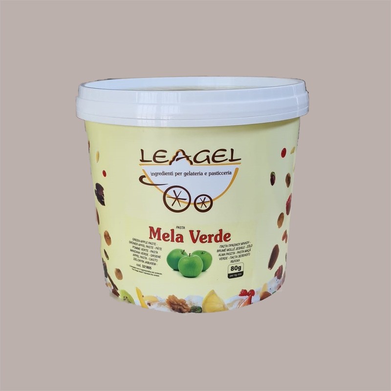 Mela Verde Pasta Concentrata per Gelato e Pasticceria Leagel 3,5 kg [ac98e819]