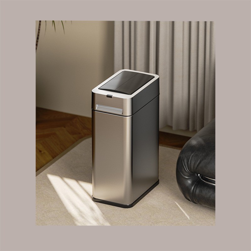 Cestino Pattumiera Automatico con Sensore 20 L in Acciaio Inox e Luce Notturna JAH577 [9ee87ee3]