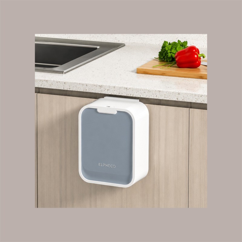 Cestino Pattumiera Automatica con Sensore da Incasso 7 Lt Bianco con Superficie Grigia JAH563 [00b46828]