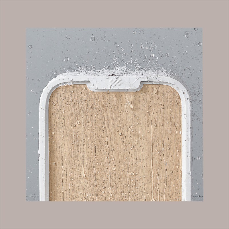 Cestino Pattumiera Automatica con Sensore da Incasso 7 Lt Bianco con Superficie Effetto Legno Chiaro JAH564-1 [4cd52020]