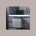 Cestino Pattumiera da Incasso in Acciaio Inox con Porta Fazzoletti 4 Lt Argento  JAH540 [cb79f821]