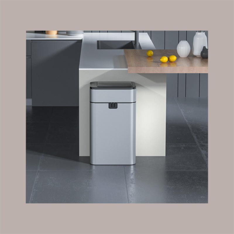 Cestino Pattumiera a Scomparsa 20 Lt in Acciaio Inox JAH9811-20L [e7fd2ffb]