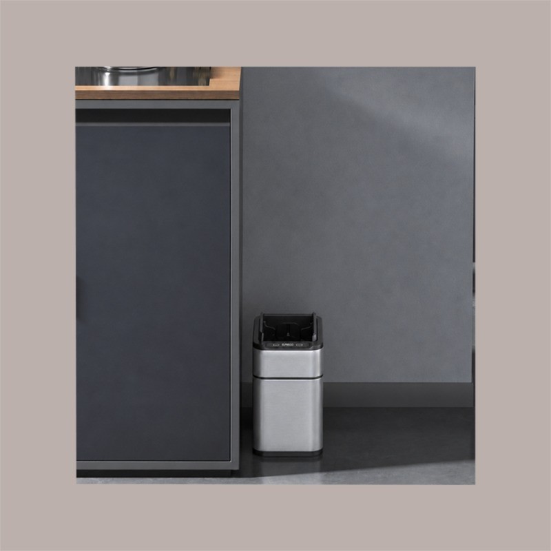 Cestino Pattumiera Automatica con Sensore 9 Lt in Acciaio Inox con Fissasacco JAH9809-9L [6051f7fa]