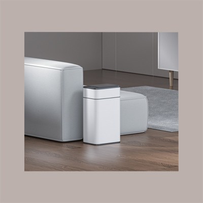 Cestino Pattumiera Automatica con Sensore 9 Lt in Acciaio Inox Bianco con Fissasacco JAH9809-9L [3082ddf5]
