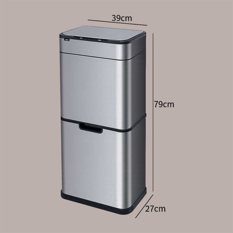 Cestino Pattumiera Automatica con Sensore 50 Lt in Acciaio Inox JAH8892 50L [d91587fd]