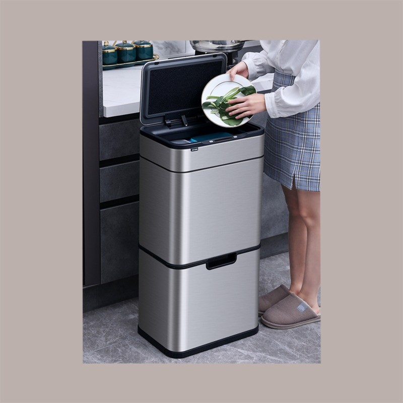 Cestino Pattumiera Automatica con Sensore 50 Lt in Acciaio Inox JAH8892 50L [6b5801e7]