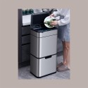 Cestino Pattumiera Automatica con Sensore 50 Lt in Acciaio Inox JAH8892 50L [6b5801e7]