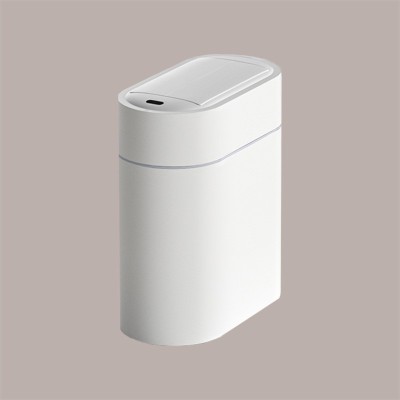 Cestino Pattumiera Automatica Sensore 9Lt  Bianco Forma Ovale con Autoassorbimento del Sacchetto JAH6737 [2c30bff2]