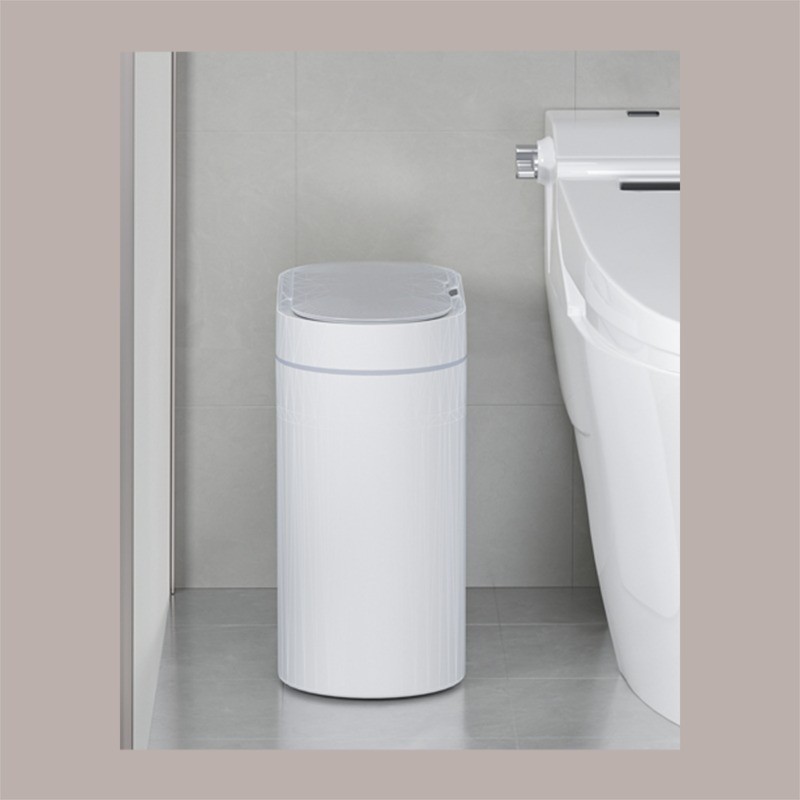 Cestino Pattumiera da Bagno con Sensore Automatico 5Lt Bianco JAH5711 [72ba24fe]