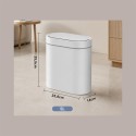 Cestino Pattumiera da Bagno con Sensore Automatico 5Lt Bianco JAH5711 [c5a7e5fa]
