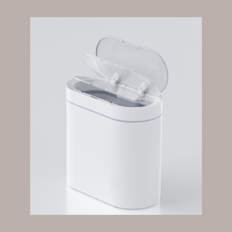 Cestino Pattumiera da Bagno con Sensore Automatico 5Lt Bianco JAH5711 [77ea63e0]