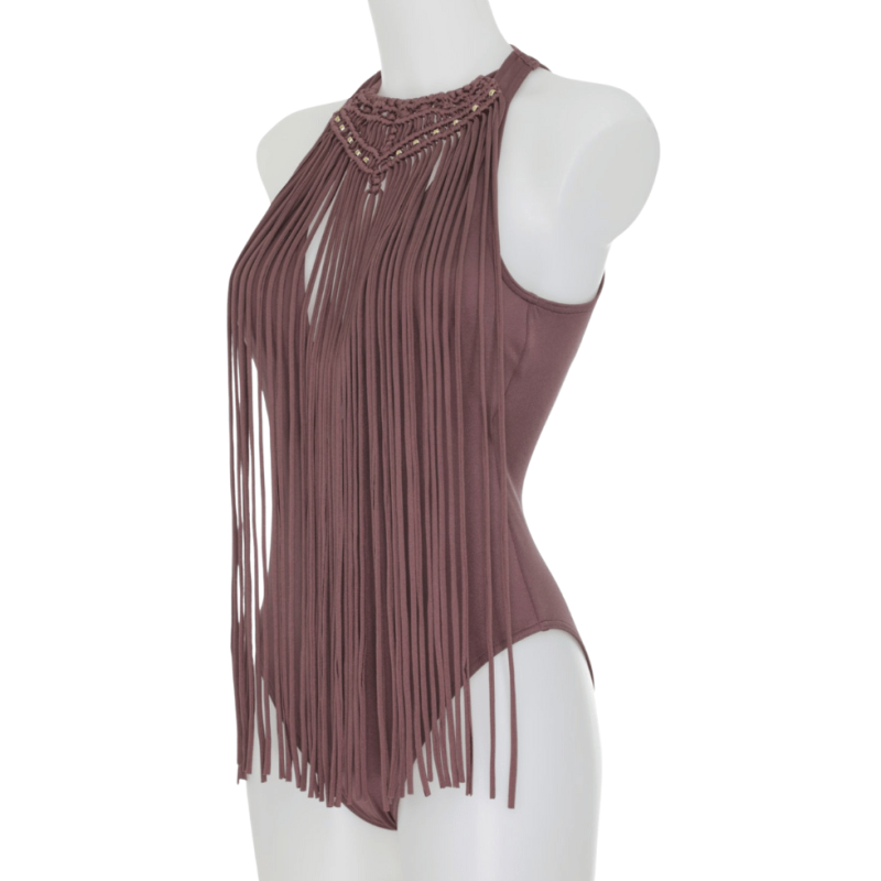 Intero lilla con frange Opera