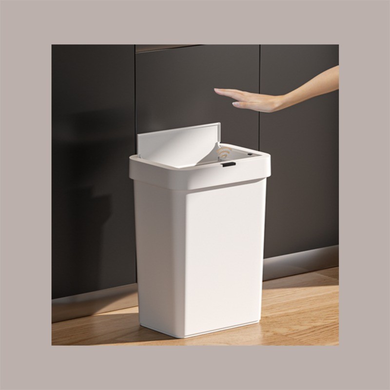 Cestino Pattumiera Automatico con Sensore da 50 Lt Bianco JAH5009 [60d65b22]