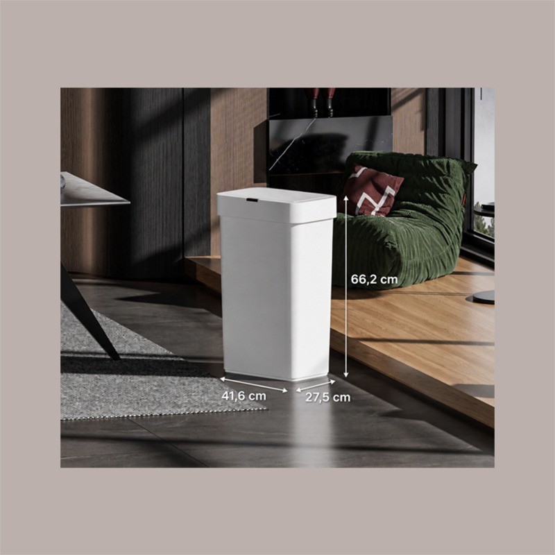 Cestino Pattumiera Automatico con Sensore da 50 Lt Bianco JAH5009 [65861c3c]