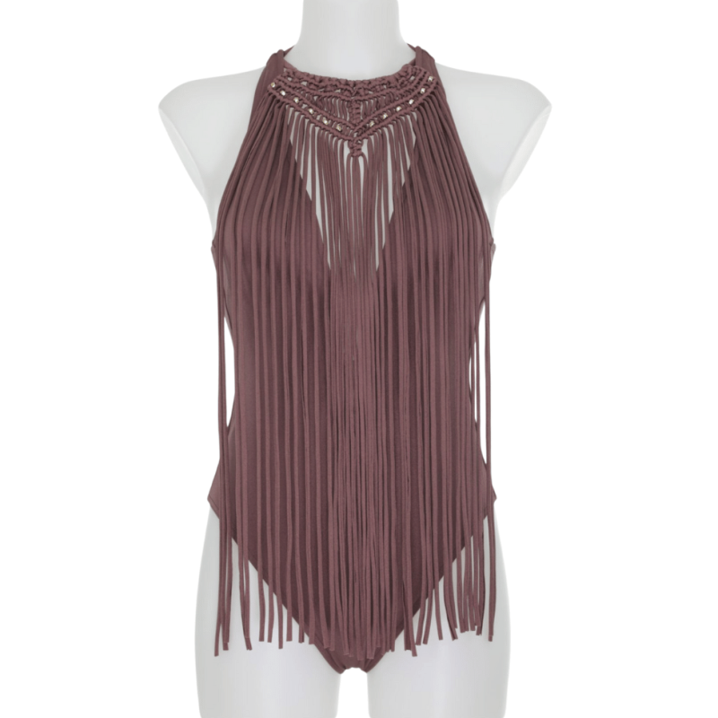 Intero lilla con frange Opera