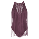 Intero lilla con frange Opera