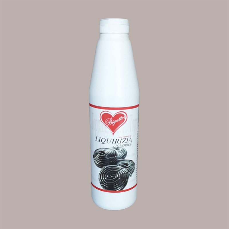 Topping al Gusto Liquirizia Bigatton ideale per Gelato Yogurt Dessert 1 Kg [489bfbab]