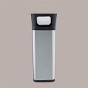 Cestino Pattumiera Quadrato con Posacenere 25 Lt in Acciaio Inox Argento  JAH3222 [7cedcc4c]