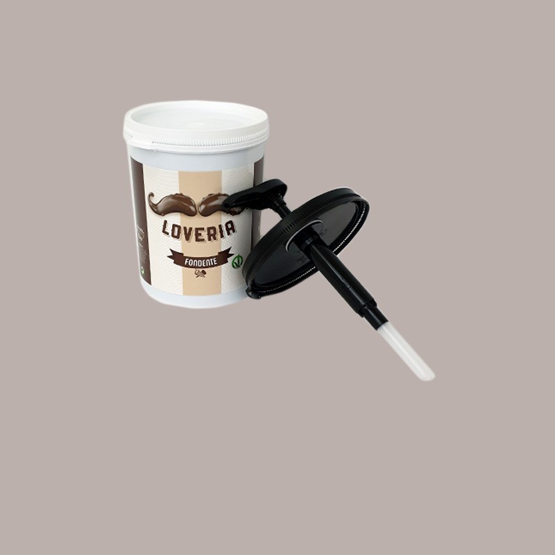 Dispenser Dosatore in Platica PP per Creme Spalmabili (Barattolo 1,2 Kg) Loveria Leagel [95899d7b]