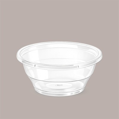 Coppa Primula 200 cc + Coperchio in PS Trasparente, Ideale per Dessert, Tiramisù, Gelato e Dolci Monoporzione 50 Pz [67bb507b]
