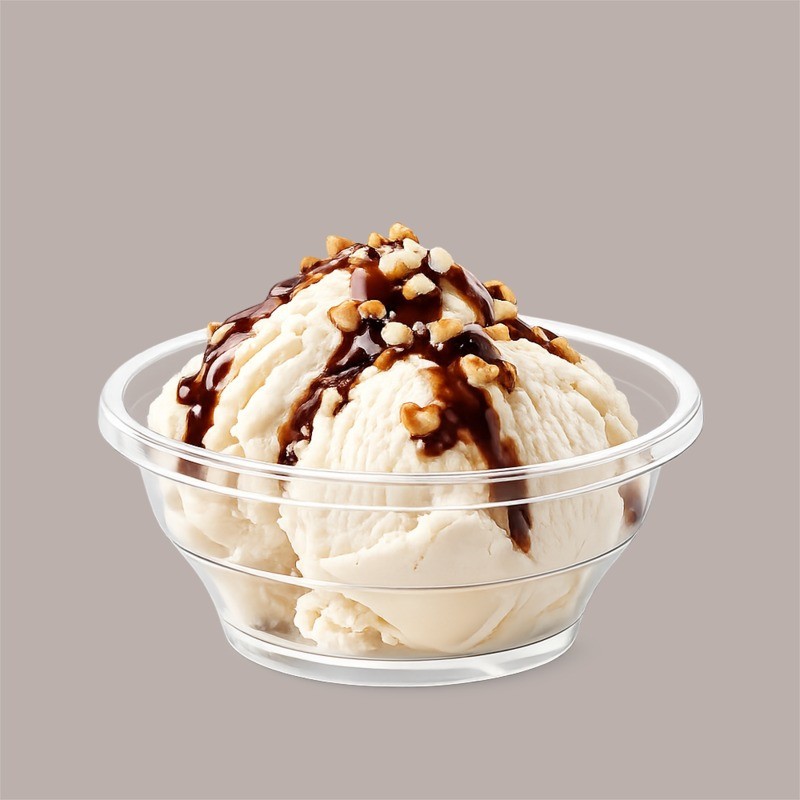 Coppa Primula 200 cc + Coperchio in PS Trasparente, Ideale per Dessert, Tiramisù, Gelato e Dolci Monoporzione 50 Pz [6f30ae55]